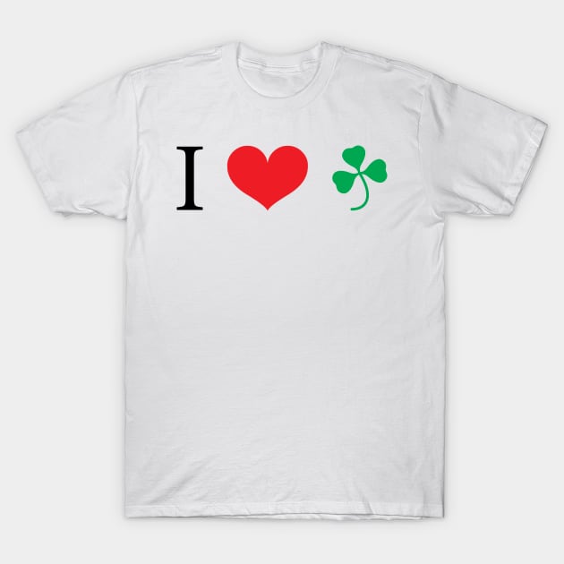 I heart irish T-Shirt by NVDesigns